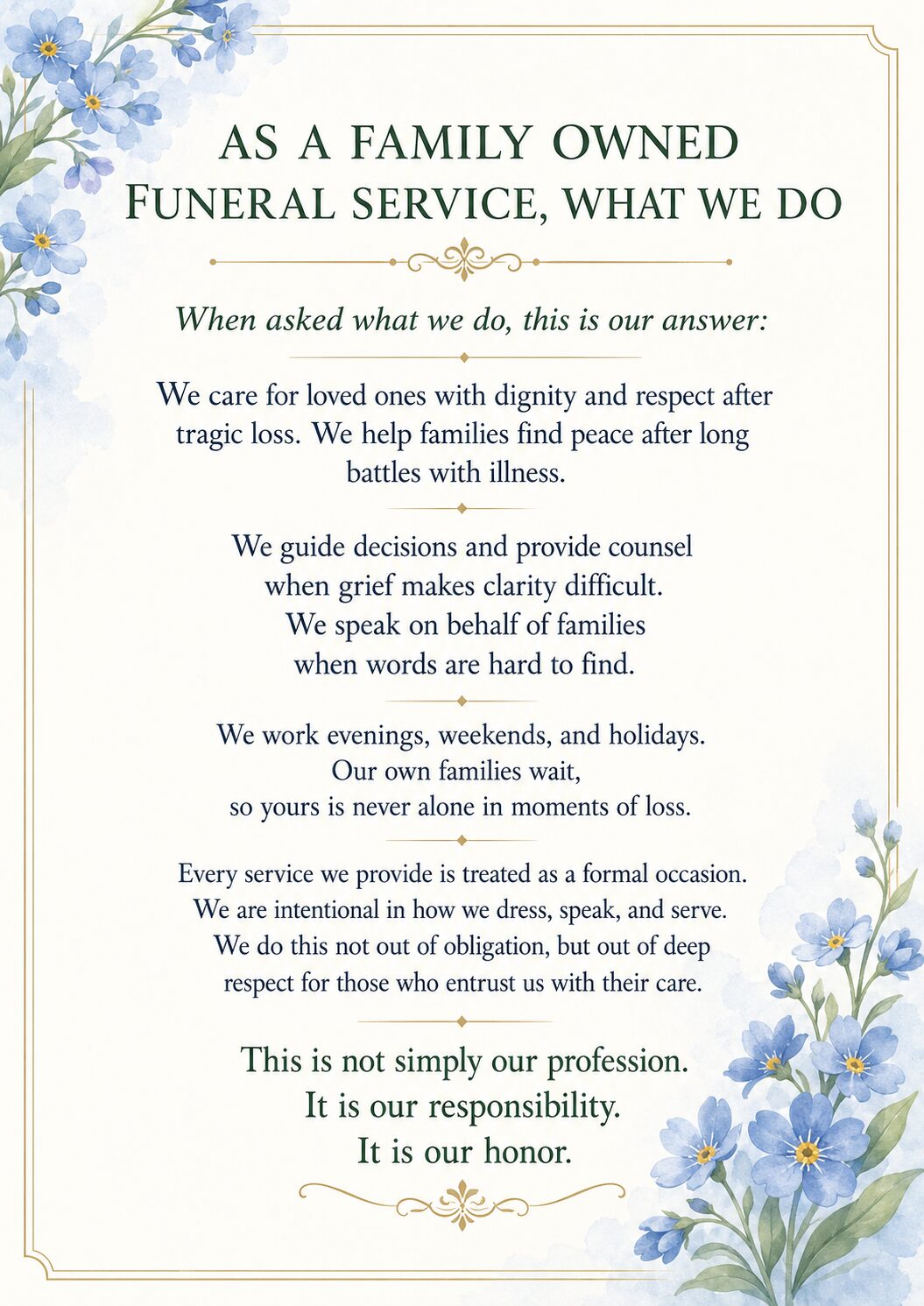 Nottinghamshire Funeral Service
